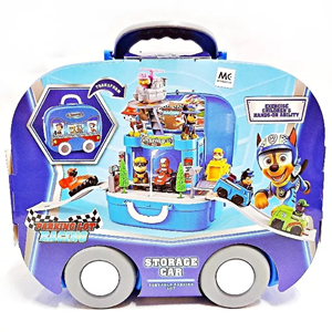 اسباب بازی کیفی پارکینگ و ریسینگ سگهای نگهبان PAW PATROL PARKING LOT RACING_اسباب بازی